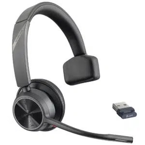 HP Poly Voyager 4310 UC Mono Headset with BT700 USB-A Adapter - 218470-01 - 76U48AA