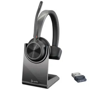 HP Poly Voyager 4310 UC Mono Headset with BT700 USB-A Adapter - 218471-01 - 77Y92AA