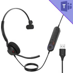 Jabra Engage 40 Mono Corded USB-A Headset with Inline Link - MS Teams