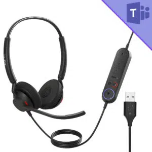 Jabra Engage 40 Stereo Corded USB-A Headset with Inline Link - MS Teams