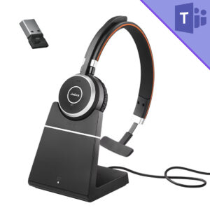 Jabra Evolve 65 SE Mono Headset with Stand - USB-A - MS Teams - 6593-833-399