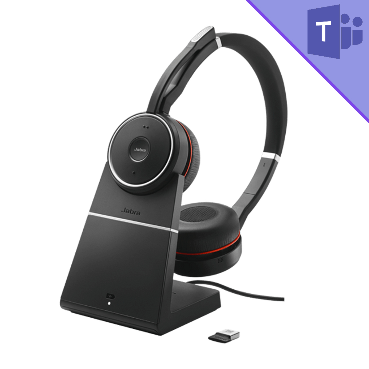 Jabra Evolve 65 SE Stereo Bluetooth Headset With Link 380A USB