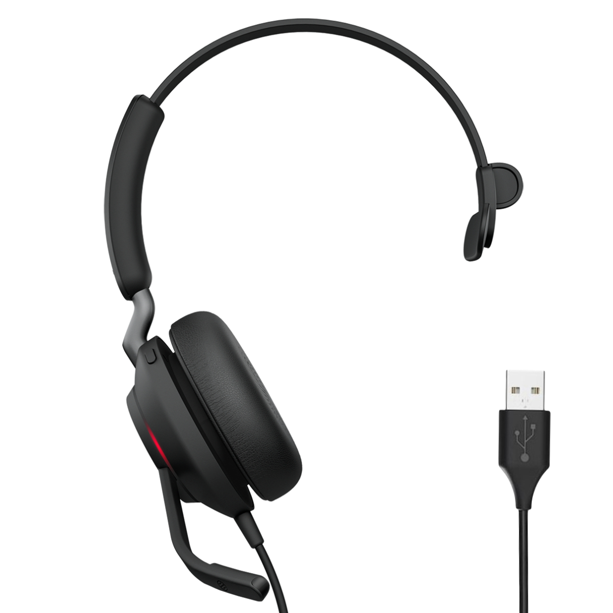 Jabra Evolve2 40 SE Mono Corded USB-A Headset - UC - 24189-889-999