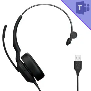 Jabra Evolve2 50 Mono Corded USB-A Headset - MS Teams Certified - 25089-899-999