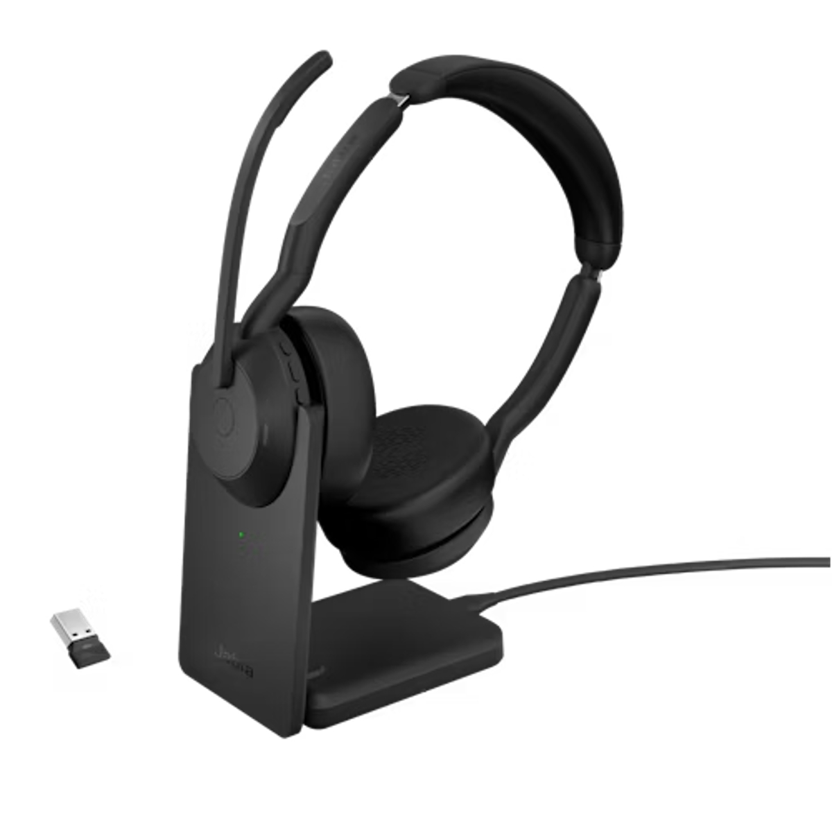 Jabra Evolve2 55 Stereo UC Headset with Stand - USB-A - 25599-989-989-01