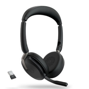 Jabra Evolve2 65 Flex Stereo Bluetooth Headset with Link 380a - UC - USB-A - 26999-989-999-01