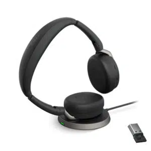Jabra Evolve2 65 Flex UC Headset with Wireless Charger - USB-A - 26699-989-989-01