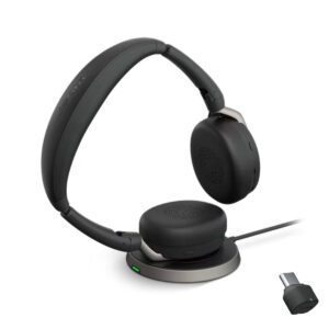Jabra Evolve2 65 Flex UC Headset with Wireless Charger - USB-C - 26699-989-889-01