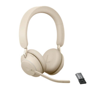 Jabra Evolve2 65 Stereo UC Headset - Beige - USB-A - 26599-989-998