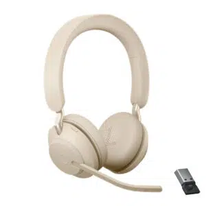 Jabra Evolve2 65 Stereo UC Headset - Beige - USB-A - 26599-989-998