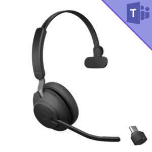 Jabra Evolve2 65 Mono Headset - MS Teams - Black - USB-C - 26599-899-899
