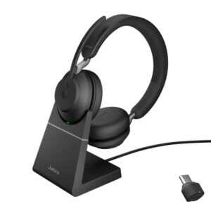 Jabra Evolve2 65 Stereo UC Headset with Stand - Black - USB-C - 26599-989-889