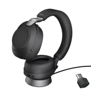 Jabra Evolve2 85 UC Headset with Stand - Black - USB-C - 28599-989-889