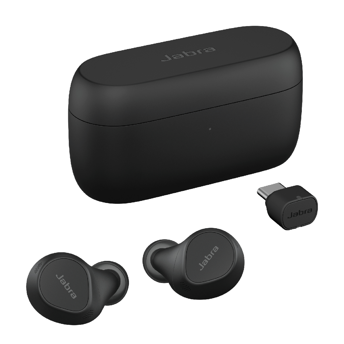 Jabra Evolve2 Buds UC with Link 380 USB-C and Charge Case