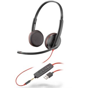Poly Blackwire 3225 USB-A 3.5mm Headset