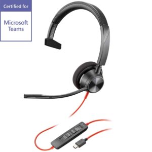 Poly Blackwire 3310-M USB-C Headset - MS Teams Certified