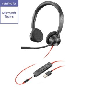 Poly Blackwire 3325-M USB-A 3.5 Headset - MS Teams Certified