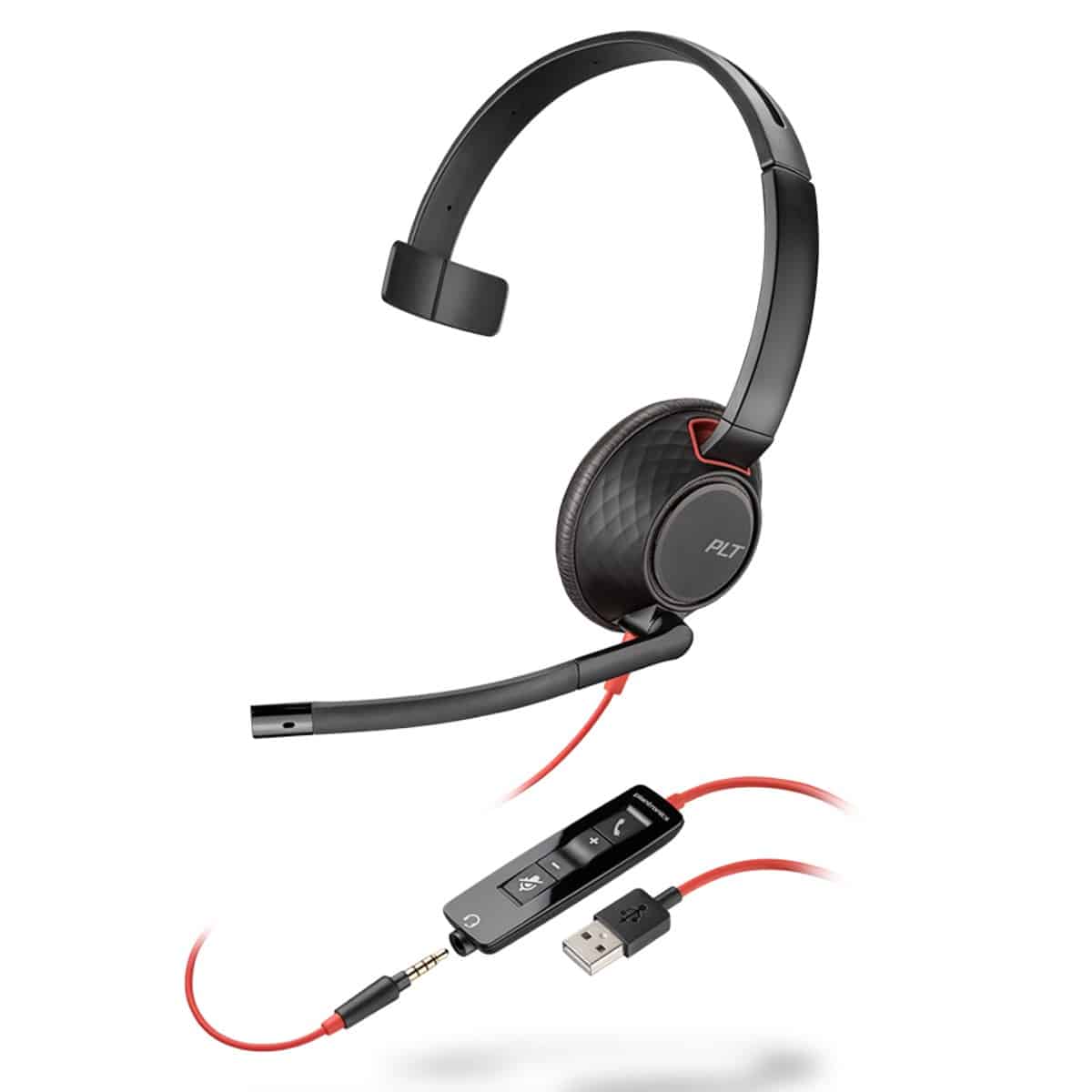 Poly Blackwire 5210 USB-A 3.5mm Headset