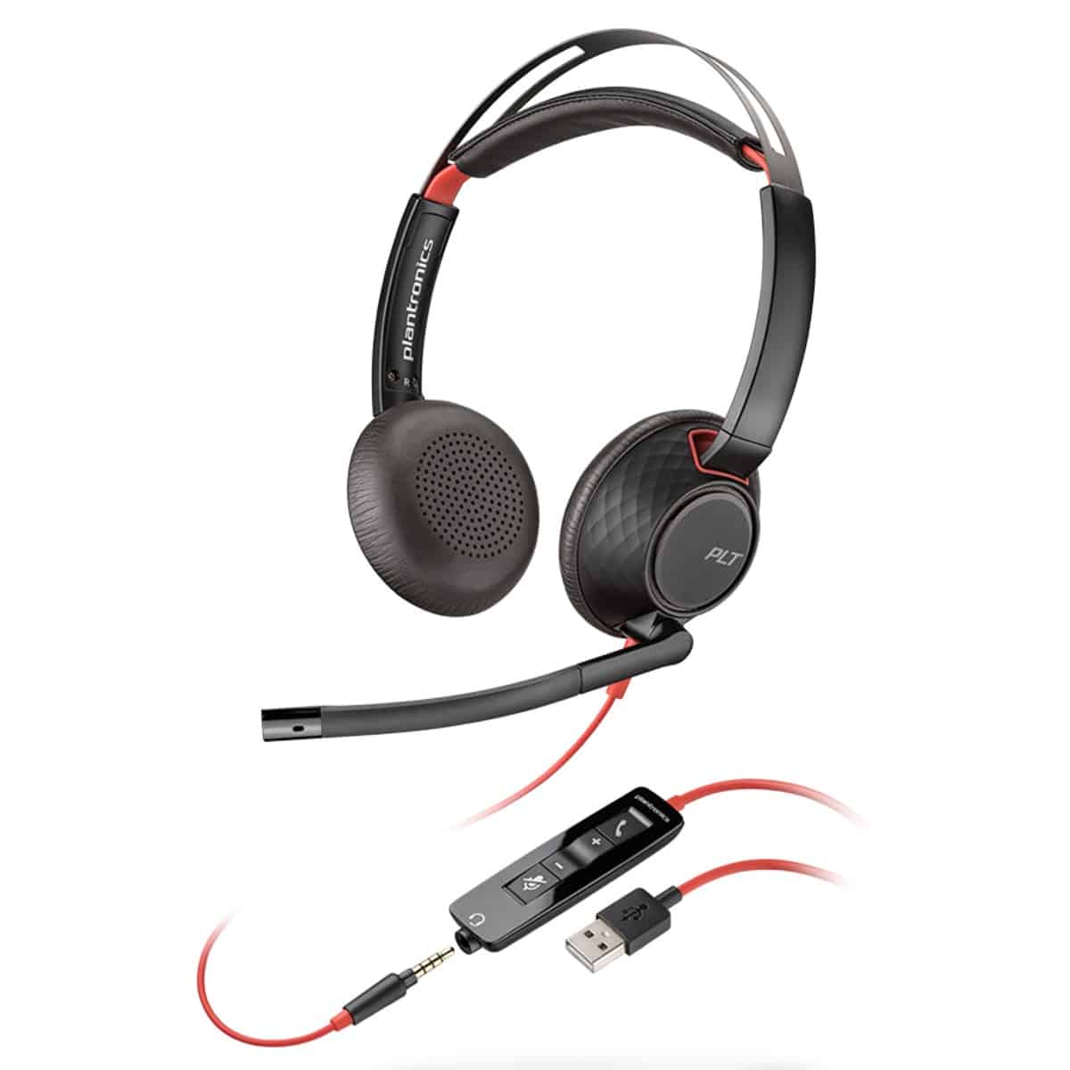 Poly Blackwire 5220 USB-A 3.5mm Headset