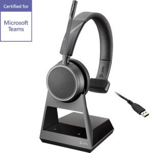 Poly Voyager 4210-M Office Bluetooth Headset with Two Way Base - USB-A - MS Teams Certified