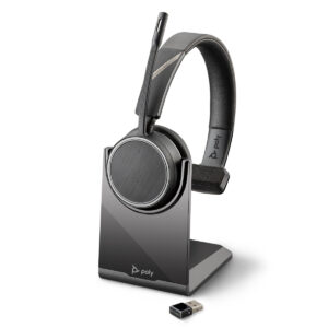 Poly Voyager 4210 UC Bluetooth Headset with BT600 USB-A and Stand