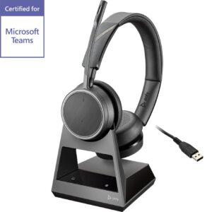 Poly Voyager 4220-M Office Bluetooth Headset with 2-Way Base - USB-A - MS Teams Certified
