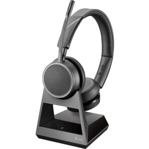 Poly Voyager 4220 Office Bluetooth Headset with One Way Base