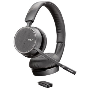 Poly Voyager 4220 UC Bluetooth Headset with BT600 USB-C Adapter