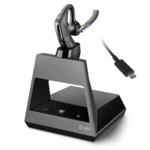 Poly Voyager 5200 Office Bluetooth Headset with Two Way Base - USB-C - MS Teams Certified