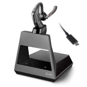 Poly Voyager 5200 Office Bluetooth Headset with Two Way Base - USB-C