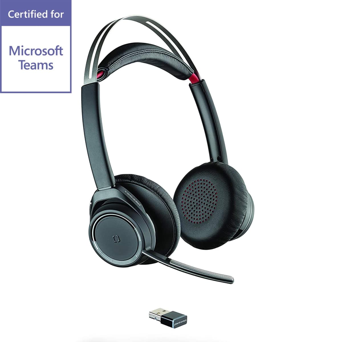 Poly Voyager Focus B825-M USB-A Bluetooth Headset without Stand - MS Teams Certified