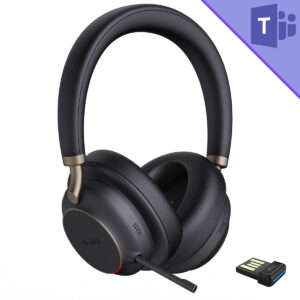 Yealink BH76 Plus Teams Stereo Headset with BT51 USB-A Adapter - Black - 1208658