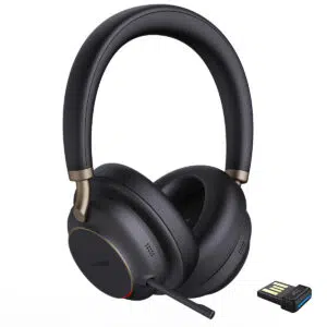 Yealink BH76 Plus UC Stereo Headset with BT51 USB-A Adapter - Black - 1208659