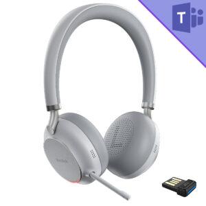 Yealink BH76 Teams Stereo Headset with BT51 USB-A Adapter - Light Gray - 1208619