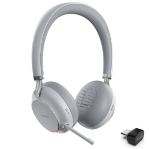 Yealink BH76 UC Stereo Headset with BT51 USB-C Adapter - Light Gray - 1208624